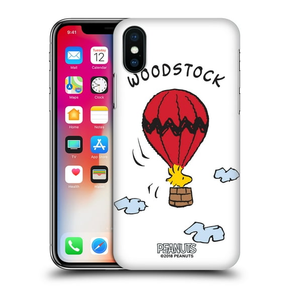 Head Case Designs Officially Licensed Peanuts Characters Woodstock Hard Back Case Compatible with Apple iPhone X / iPhone XS