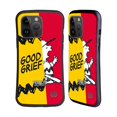 thumbnail image 1 of Head Case Designs Officially Licensed Peanuts Halfs And Laughs Charlie Good Grief Hybrid Case Compatible with Apple iPhone 15 Pro Max, 1 of 7