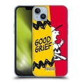 thumbnail image 1 of Head Case Designs Officially Licensed Peanuts Halfs And Laughs Charlie Good Grief Soft Gel Case Compatible with Apple iPhone 14 Plus, 1 of 7