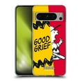 thumbnail image 1 of Head Case Designs Officially Licensed Peanuts Halfs And Laughs Charlie Good Grief Soft Gel Case Compatible with Google Pixel 8 Pro, 1 of 7