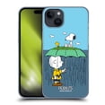 thumbnail image 1 of Head Case Designs Officially Licensed Peanuts Halfs And Laughs Charlie, Snoppy & Woodstock Hard Back Case Compatible with Apple iPhone 15 Plus, 1 of 7