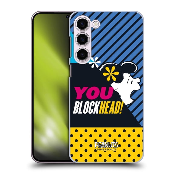 Head Case Designs Officially Licensed Peanuts Halfs And Laughs Lucy van Pelt Hard Back Case Compatible with Samsung Galaxy S23+ 5G