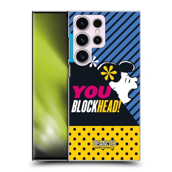 Head Case Designs Officially Licensed Peanuts Halfs And Laughs Lucy van Pelt Hard Back Case Compatible with Samsung Galaxy S23 Ultra 5G