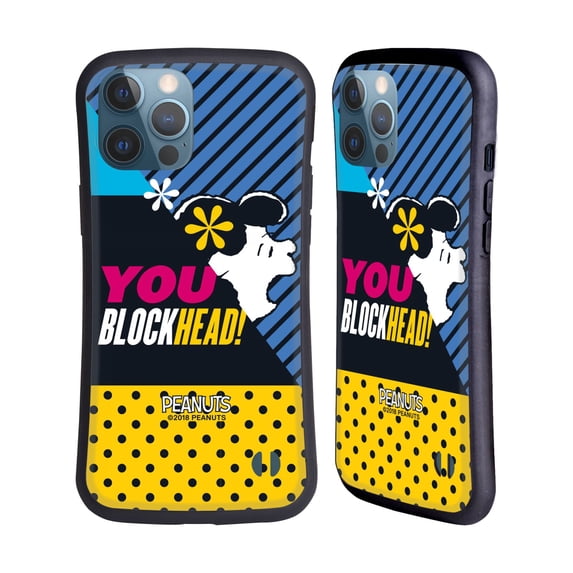 Head Case Designs Officially Licensed Peanuts Halfs And Laughs Lucy van Pelt Hybrid Case Compatible with Apple iPhone 13 Pro Max