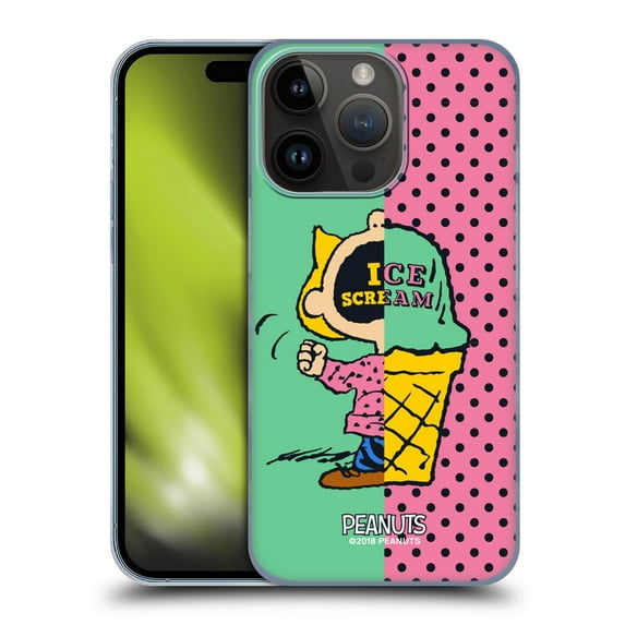 Head Case Designs Officially Licensed Peanuts Halfs And Laughs Sally Ice Cream Hard Back Case Compatible with Apple iPhone 15 Pro