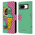 thumbnail image 1 of Head Case Designs Officially Licensed Peanuts Halfs And Laughs Sally Ice Cream Leather Book Wallet Case Cover Compatible with Google Pixel 8, 1 of 6