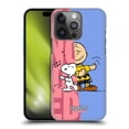 thumbnail image 1 of Head Case Designs Officially Licensed Peanuts Halfs And Laughs Snoopy & Charlie Hard Back Case Compatible with Apple iPhone 14 Pro, 1 of 7