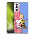 thumbnail image 1 of Head Case Designs Officially Licensed Peanuts Halfs And Laughs Snoopy & Charlie Hard Back Case Compatible with Samsung Galaxy S21 5G, 1 of 7