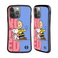 thumbnail image 1 of Head Case Designs Officially Licensed Peanuts Halfs And Laughs Snoopy & Charlie Hybrid Case Compatible with Apple iPhone 14 Pro, 1 of 7