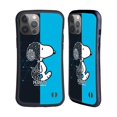 thumbnail image 1 of Head Case Designs Officially Licensed Peanuts Halfs And Laughs Snoopy Geometric Hybrid Case Compatible with Apple iPhone 14 Pro Max, 1 of 7