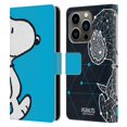 thumbnail image 1 of Head Case Designs Officially Licensed Peanuts Halfs And Laughs Snoopy Geometric Leather Book Wallet Case Cover Compatible with Apple iPhone 14 Pro, 1 of 6