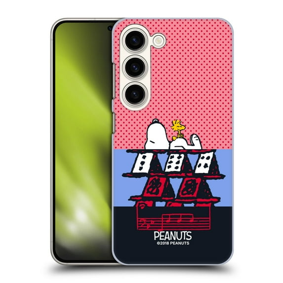 Head Case Designs Officially Licensed Peanuts Halfs And Laughs Snoopy & Woodstock 3 Hard Back Case Compatible with Samsung Galaxy S23 5G