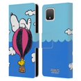 thumbnail image 1 of Head Case Designs Officially Licensed Peanuts Halfs And Laughs Snoopy & Woodstock Balloon Leather Book Wallet Case Cover Compatible with Google Pixel 4, 1 of 6