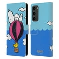 thumbnail image 1 of Head Case Designs Officially Licensed Peanuts Halfs And Laughs Snoopy & Woodstock Balloon Leather Book Wallet Case Cover Compatible with Samsung Galaxy S23+ 5G, 1 of 6