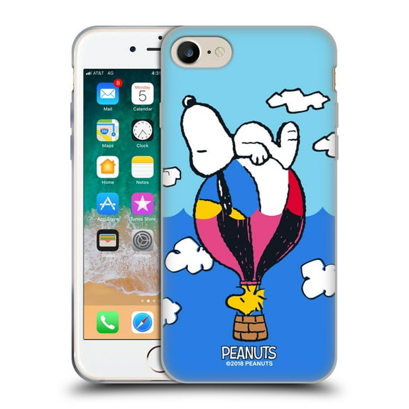 Head Case Designs Officially Licensed Peanuts Halfs And Laughs Snoopy & Woodstock Balloon Soft Gel Case Compatible with Apple iPhone 7 / 8 / SE 2020 & 2022