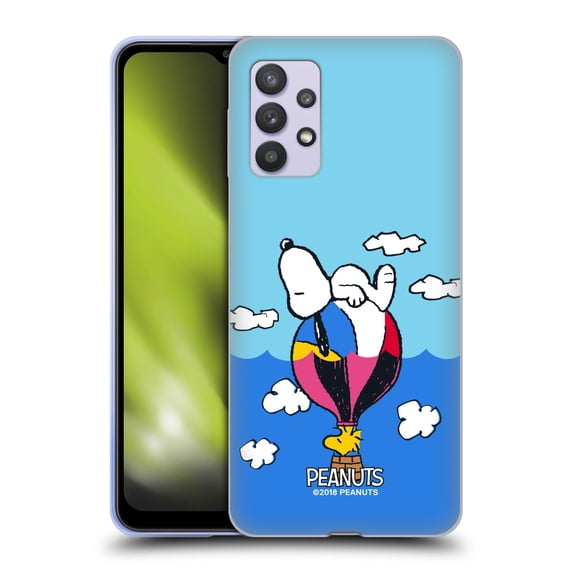 Head Case Designs Officially Licensed Peanuts Halfs And Laughs Snoopy & Woodstock Balloon Soft Gel Case Compatible with Samsung Galaxy A32 5G / M32 5G (2021)