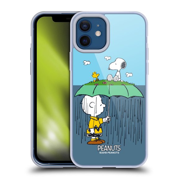 Head Case Designs Peanuts Halfs And Laughs Charlie, Snoppy & Woodstock Soft Gel Case for Apple iPhone 12 / iPhone 12 Pro