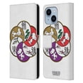 thumbnail image 1 of Head Case Designs Officially Licensed Peanuts Oriental Snoopy Badges Leather Book Wallet Case Cover Compatible with Apple iPhone 14 Plus, 1 of 6