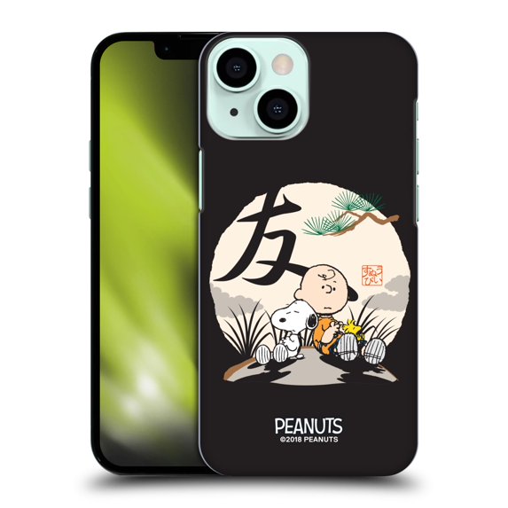 Head Case Designs Officially Licensed Peanuts Oriental Snoopy Charlie Brown Hard Back Case Compatible with Apple iPhone 13 Mini