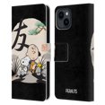 thumbnail image 1 of Head Case Designs Officially Licensed Peanuts Oriental Snoopy Charlie Brown Leather Book Wallet Case Cover Compatible with Apple iPhone 15, 1 of 6