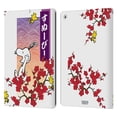 thumbnail image 1 of Head Case Designs Officially Licensed Peanuts Oriental Snoopy Cherry Blossoms 2 Leather Book Wallet Case Cover Compatible with Apple iPad 10.2 2019/2020/2021, 1 of 6