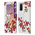 thumbnail image 1 of Head Case Designs Officially Licensed Peanuts Oriental Snoopy Cherry Blossoms 2 Leather Book Wallet Case Cover Compatible with Samsung Galaxy S20 / S20 5G, 1 of 6