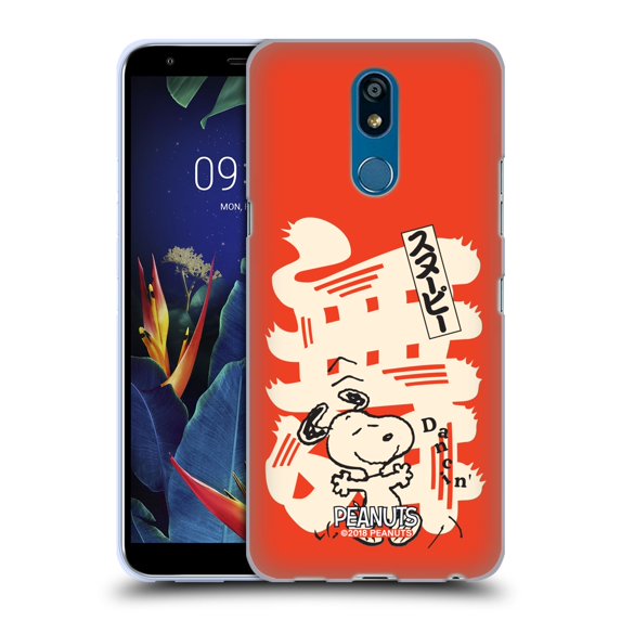 Head Case Designs Officially Licensed Peanuts Oriental Snoopy Dancing Soft Gel Case Compatible with LG K40 / K12 Plus