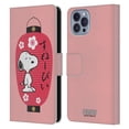 thumbnail image 1 of Head Case Designs Officially Licensed Peanuts Oriental Snoopy Lantern Leather Book Wallet Case Cover Compatible with Apple iPhone 14, 1 of 6