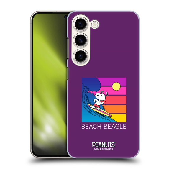 Head Case Designs Officially Licensed Peanuts Snoopy Aloha Disco Beach Beagle Hard Back Case Compatible with Samsung Galaxy S23 5G