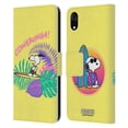 thumbnail image 1 of Head Case Designs Officially Licensed Peanuts Snoopy Aloha Disco Cowabunga! Leather Book Wallet Case Cover Compatible with Apple iPhone XR, 1 of 6