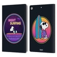 thumbnail image 1 of Head Case Designs Officially Licensed Peanuts Snoopy Aloha Disco Night Surfer Leather Book Wallet Case Cover Compatible with Apple iPad 10.2 2019/2020/2021, 1 of 6
