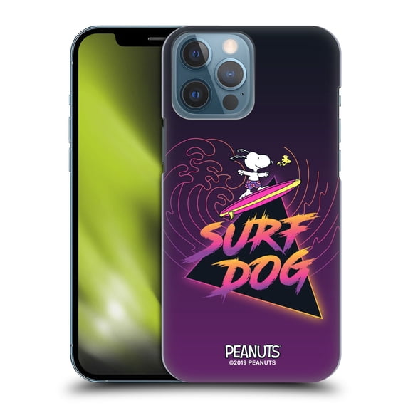 Head Case Designs Officially Licensed Peanuts Snoopy Aloha Disco Surf Dog Hard Back Case Compatible with Apple iPhone 13 Pro Max