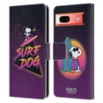 thumbnail image 1 of Head Case Designs Officially Licensed Peanuts Snoopy Aloha Disco Surf Dog Leather Book Wallet Case Cover Compatible with Google Pixel 7a, 1 of 6
