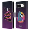 thumbnail image 1 of Head Case Designs Officially Licensed Peanuts Snoopy Aloha Disco Surf Dog Leather Book Wallet Case Cover Compatible with Google Pixel 8, 1 of 6