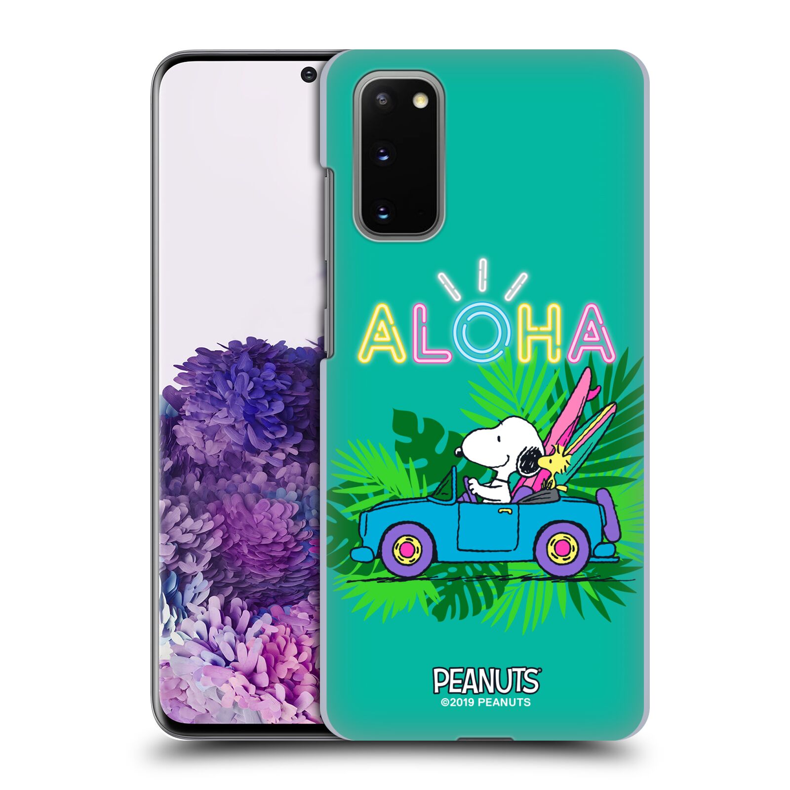 Head Case Designs Officially Licensed Peanuts Snoopy Aloha Disco Tropical Surf Hard Back Case Compatible with Samsung Galaxy S20 / S20 5G - image 1 of 7