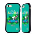 thumbnail image 1 of Head Case Designs Officially Licensed Peanuts Snoopy Aloha Disco Tropical Surf Hybrid Case Compatible with Apple iPhone 7 / 8 / SE 2020 & 2022, 1 of 7