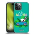 thumbnail image 1 of Head Case Designs Officially Licensed Peanuts Snoopy Aloha Disco Tropical Surf Soft Gel Case Compatible with Apple iPhone 14 Pro Max, 1 of 7