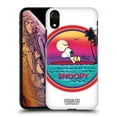 thumbnail image 1 of Head Case Designs Officially Licensed Peanuts Snoopy Boardwalk Airbrush Beach Surf Hard Back Case Compatible with Apple iPhone XR, 1 of 7