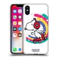 thumbnail image 1 of Head Case Designs Peanuts Snoopy Boardwalk Airbrush Colourful Skating Soft Gel Case for Apple iPhone X / iPhone XS, 1 of 7
