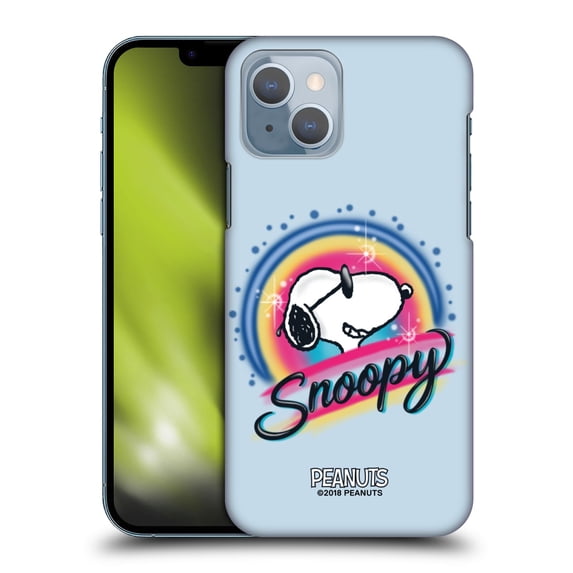 Head Case Designs Officially Licensed Peanuts Snoopy Boardwalk Airbrush Colourful Sunglasses Hard Back Case Compatible with Apple iPhone 14