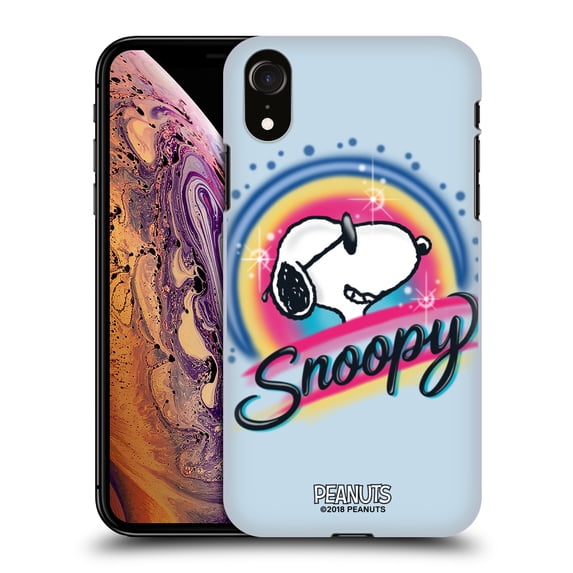Head Case Designs Officially Licensed Peanuts Snoopy Boardwalk Airbrush Colourful Sunglasses Hard Back Case Compatible with Apple iPhone XR