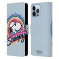 thumbnail image 1 of Head Case Designs Officially Licensed Peanuts Snoopy Boardwalk Airbrush Colourful Sunglasses Leather Book Wallet Case Cover Compatible with Apple iPhone 13 Pro Max, 1 of 6