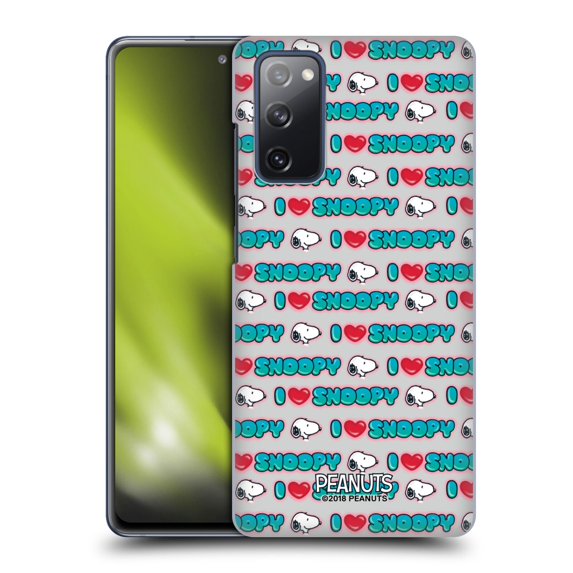Head Case Designs Officially Licensed Peanuts Snoopy Boardwalk Airbrush I Love Pattern Hard Back Case Compatible with Samsung Galaxy S20 FE / 5G