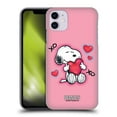 thumbnail image 1 of Head Case Designs Officially Licensed Peanuts Snoopy Boardwalk Airbrush XOXO Hard Back Case Compatible with Apple iPhone 11, 1 of 7