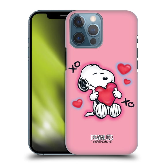 Head Case Designs Officially Licensed Peanuts Snoopy Boardwalk Airbrush XOXO Hard Back Case Compatible with Apple iPhone 13 Pro Max
