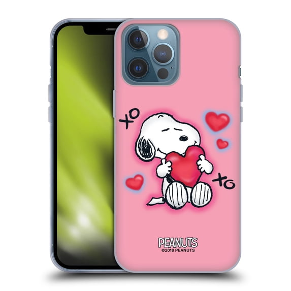 Head Case Designs Officially Licensed Peanuts Snoopy Boardwalk Airbrush XOXO Soft Gel Case Compatible with Apple iPhone 13 Pro Max