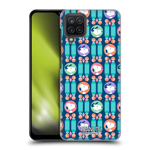 Head Case Designs Officially Licensed Peanuts Snoopy Deco Dreams Blue Pattern Hard Back Case Compatible with Samsung Galaxy A12 (2020)