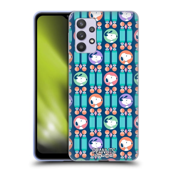 Head Case Designs Officially Licensed Peanuts Snoopy Deco Dreams Blue Pattern Soft Gel Case Compatible with Samsung Galaxy A32 5G / M32 5G (2021)