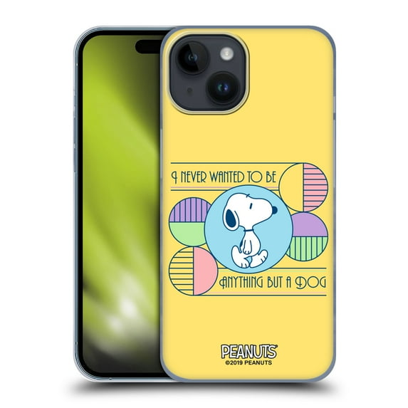 Head Case Designs Officially Licensed Peanuts Snoopy Deco Dreams Dog Hard Back Case Compatible with Apple iPhone 15