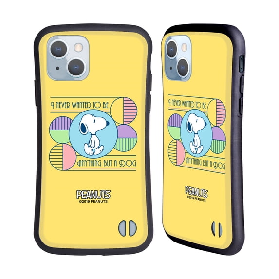 Head Case Designs Officially Licensed Peanuts Snoopy Deco Dreams Dog Hybrid Case Compatible with Apple iPhone 14